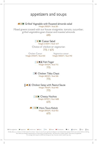 The Old Baker - Jaypee Siddharth menu 4