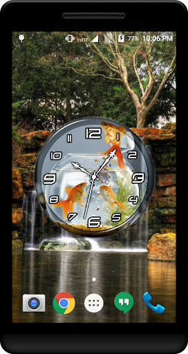 Aquarium Clock Live Wallpaper