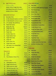 Om Saravana Bhavan menu 1