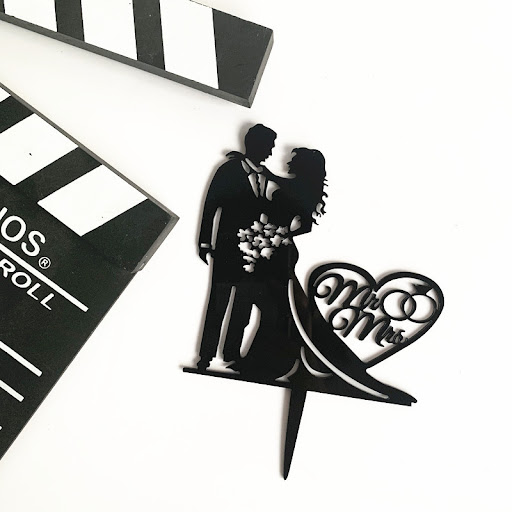 Title 4, Love Wedding Proposal Acrylic Cake Insert Card,...