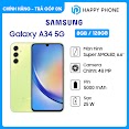 Điện Thoại Samsung Galaxy A34 5G (8Gb/128Gb) - Hàng Chính Hãng - Đã Kích Hoạt Bảo Hành Điện Tử