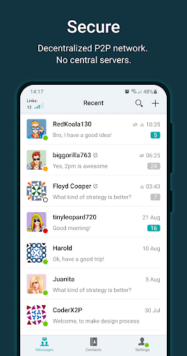 Screenshot Utopia — Private Messenger