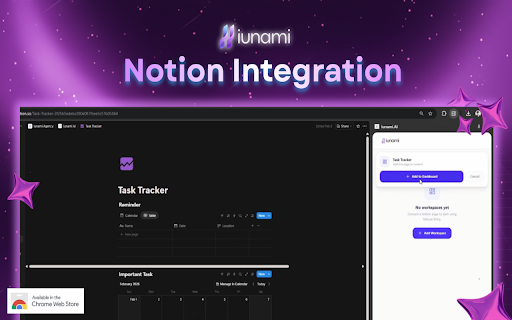 Iunami for Notion screenshot 2