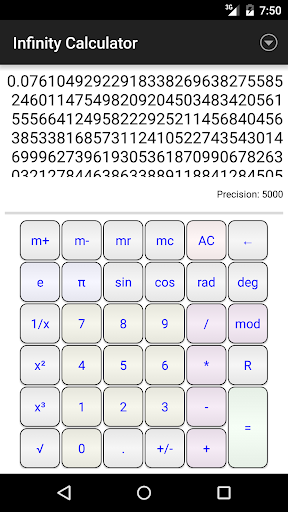 Infinity Calculator