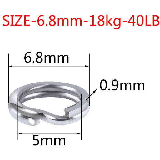 Title 6, Reinforced Stainless Steel Flattening Lure Doub...