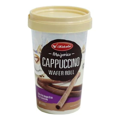 Kokola Wafer Roll - Cappuccino, Ma Jorico - 120 g