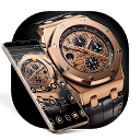 ダウンロード Gold Luxury Legendary Watch Theme をインストールする 最新 APK ダウンローダ