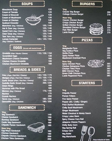 Shakezone menu 