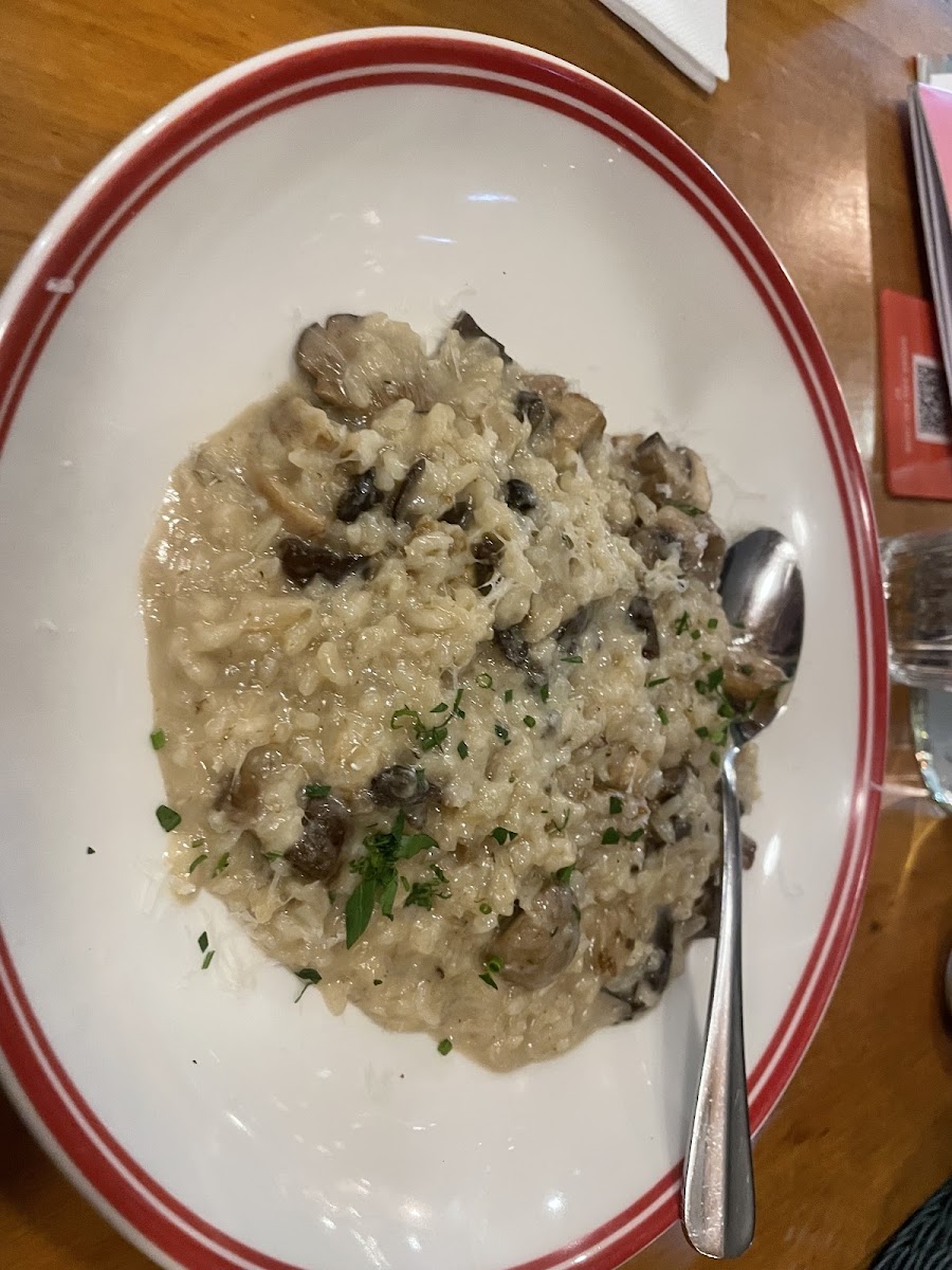 mushroom risotto