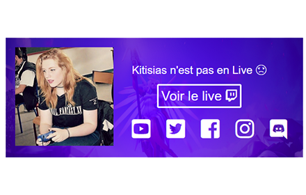 Statut de la chaîne Twitch de Kitisias small promo image