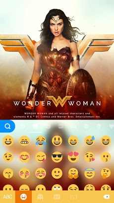 Wonder Woman Emoji テーマキーボードのおすすめ画像2
