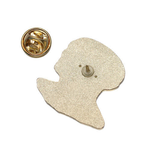 Title 11, Creative Heart Organ Brooch Cartoon Golden M Ba...