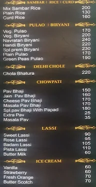 Prem Di Rasoi menu 1