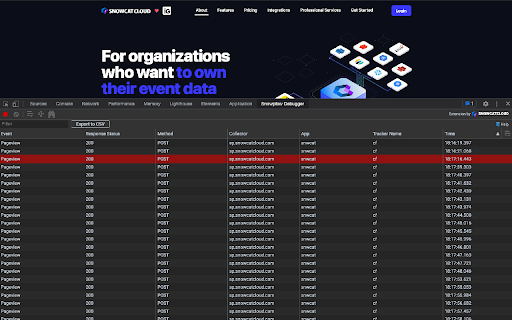 Snowplow Analytics Debugger