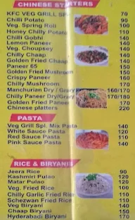 Veg Grill menu 1