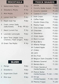 Intense Icecream Shop menu 2