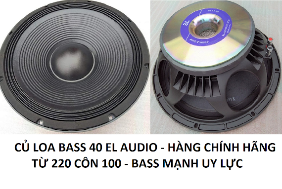 Mua Cặp Bass Rời 4 Tấc El Audio Nhập Khẩu - Từ 220 Coil 100 - Loa Bass 40 - 2Loa El1520 - Đôi Sub Hơi Bass 40 - Hàng Nhập Khẩu - Chính Hãng - Giá 2 Chiếc