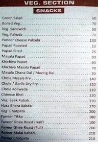 Laxmi Vilas menu 3