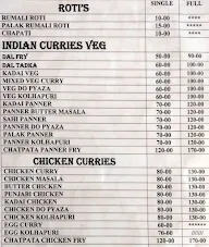 Kadai's Fast Food menu 2