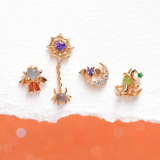 Title 5, Loving Heart Zircon Earrings with Color Retenti...