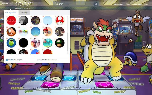 Mario Wallpapers Theme New Tab