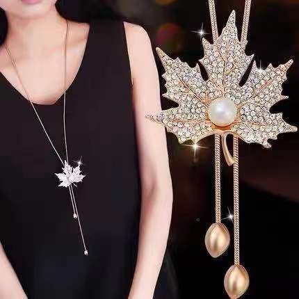 Title 13, Non-fading Chain Adjustable Long Sweater Neckla...