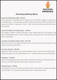 Western Barbeque menu 3