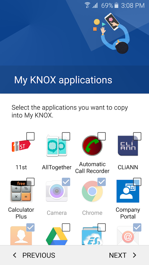    Samsung My Knox- screenshot  