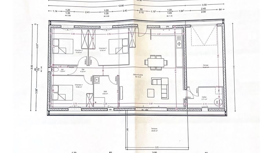 Vente maison -12 pièces 92 m² à Saint-Cyprien (24220), 156 600 €