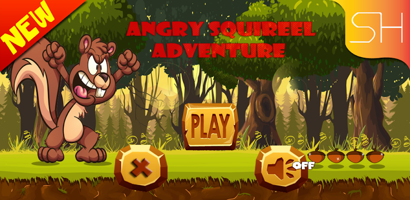 angry squirrel jungle adventur