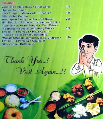 Youthapam Restocafe menu 