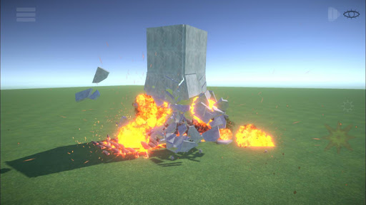 Screenshot Sandbox destruction simulation