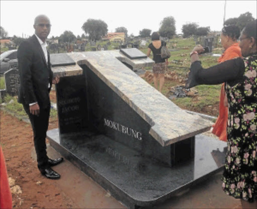 BUSINESS-MINDED: Kaizer Chiefs player Jimmy Tau has joined a tombstone business as director.