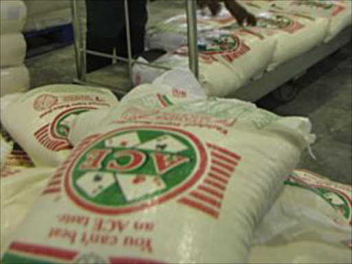 Three foreigners were found in possession of 56 25kg bags of maize meal for which they were unable to produce a receipt