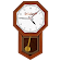 pendule horloge murale icon