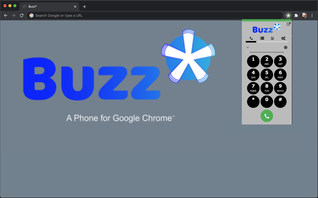 Buzz* - Phone for Google Chrome™ Preview image 1