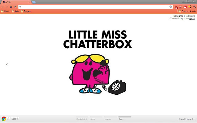 Little Miss Chatterbox chrome extension