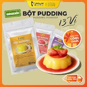 Bột Pudding, Plan, Mbym 50G Các Vị:trứng, Caramel, Khoai Môn, Matcha, Dâu, Chocolate