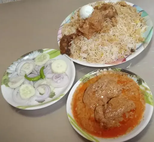 Chicken Biryani With Chicken Kassa [2 Pieces]