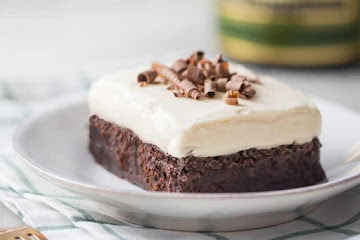 Nutty Irishman Frosted Brownies