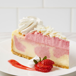 The Cheesecake Factory - Wild Strawberry & Cream Cheesecake