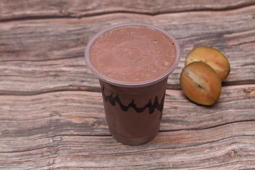 Chickoo Chocolate Milkshake