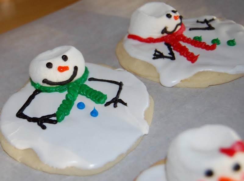 Melting Snowman Cookies