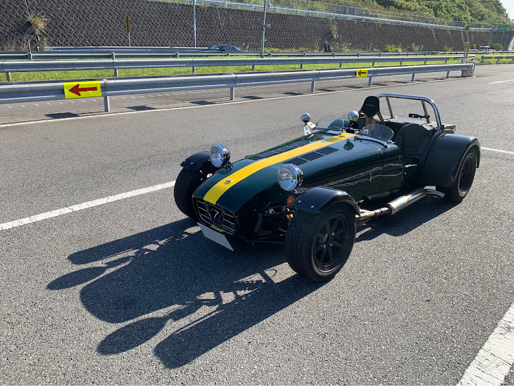 スーパーセブン HPC ヴォクスホールVX VXIのドライブ・パーキングエリア・みうら縦貫PA（上り）・オープンカー・スーパーセブンに関するカスタム事例の投稿画像1枚目