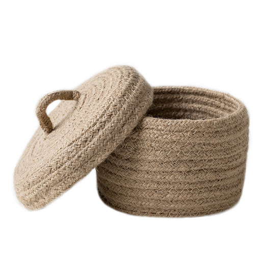 Title 3, Runjia Home Handmade Linen Woven Rope Coaster J...