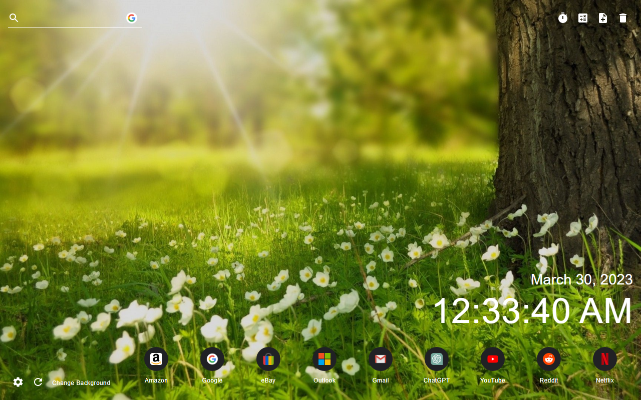 Spring New Tab Preview image 4