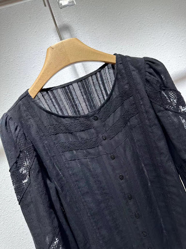 Title 6, Comfortable Hollow Thin Cotton Retro French Sup...