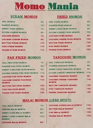 Momo Mania menu 3