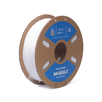 White MH Build Series PLA Filament - Cardboard Spool - 1.75mm (1kg)