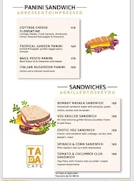 Tada Cafe menu 6